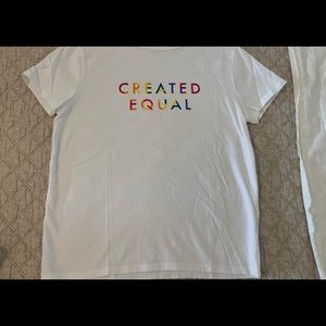 BANANA REPUBLIC KIDS unisex tee, Created equal